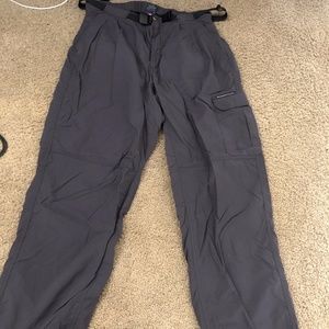 Nylon Snap-Belt Cargo pants